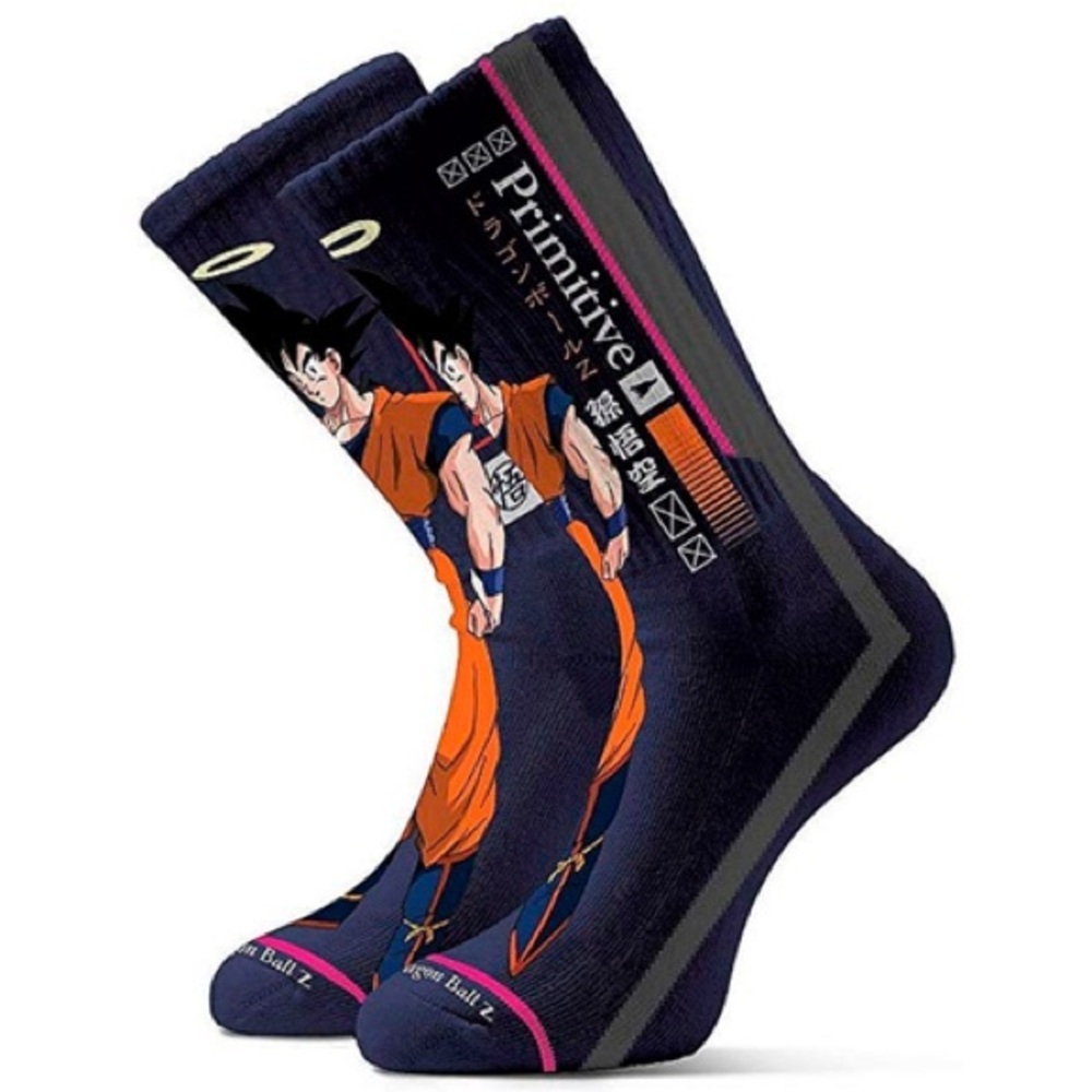 Primitive X Dragon Ball Z Goku Graphic Socks NEW